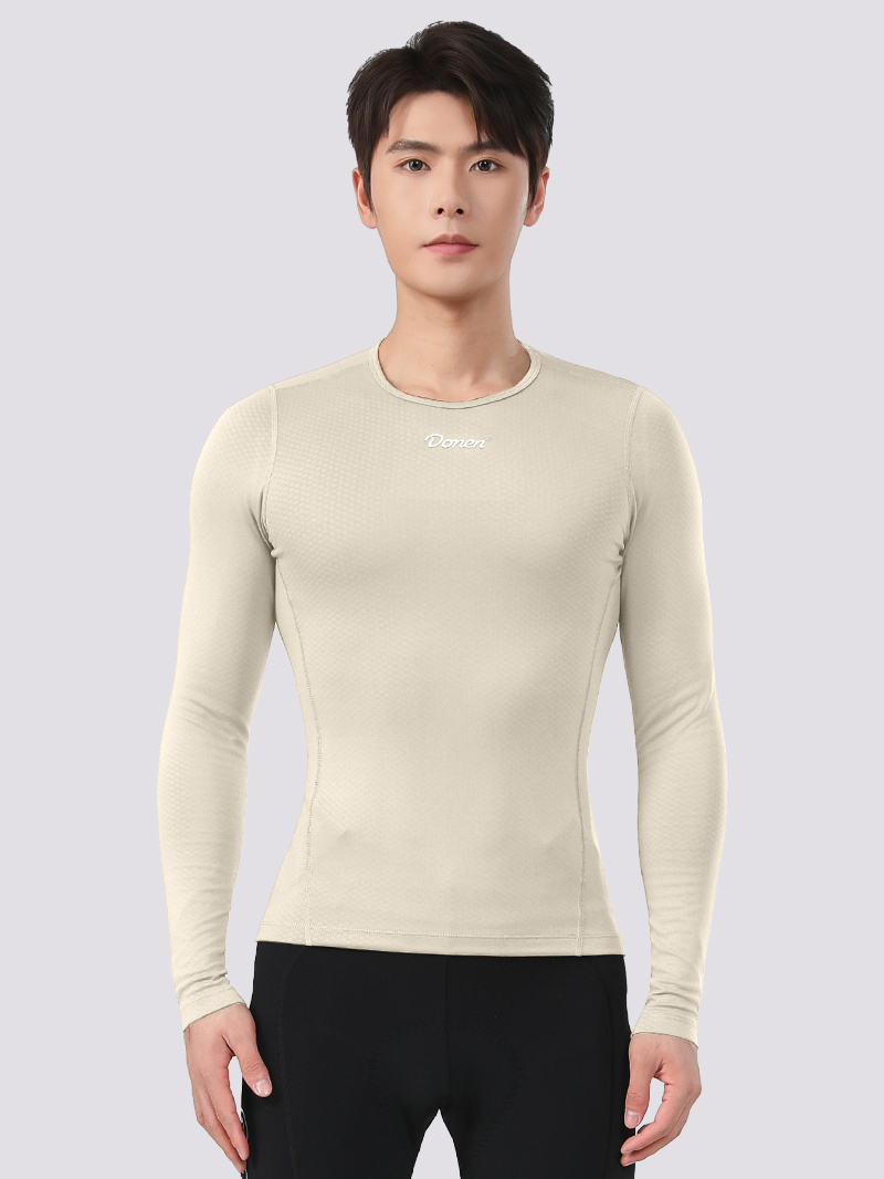 Men's Cycling Base Layer - Off-White