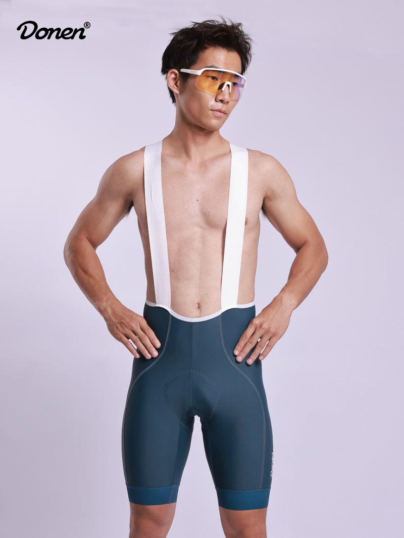 speedy men bib shorts ink blue